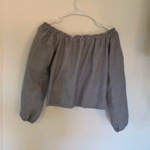 Brandy Melville Off The Shoulder Shirt